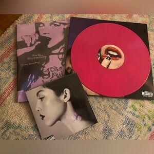 Lot of 3 Olivia Rodrigo vinyls - Live from Glastonbury, Vampire single, GUTS